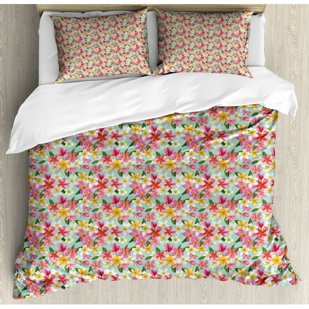 SPRING MEADOW Painted Floral Duvet Quilt Cover Pillow Case Bedding Set SPRING MEADOW Painted Floral Duvet Quilt Cover Pillow Case Bedding Set